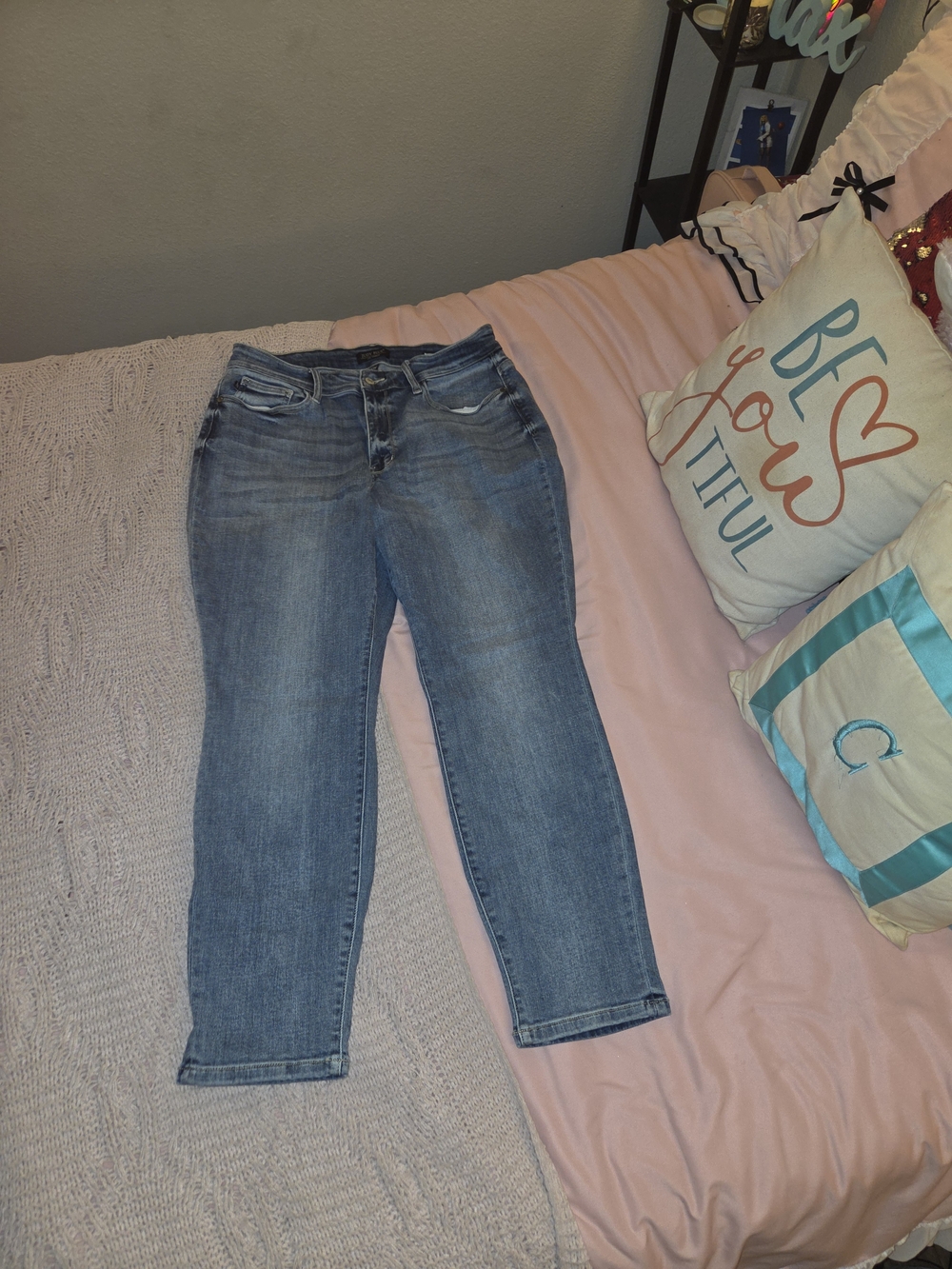 Judy Blue Light Blue Boyfriend Jeans